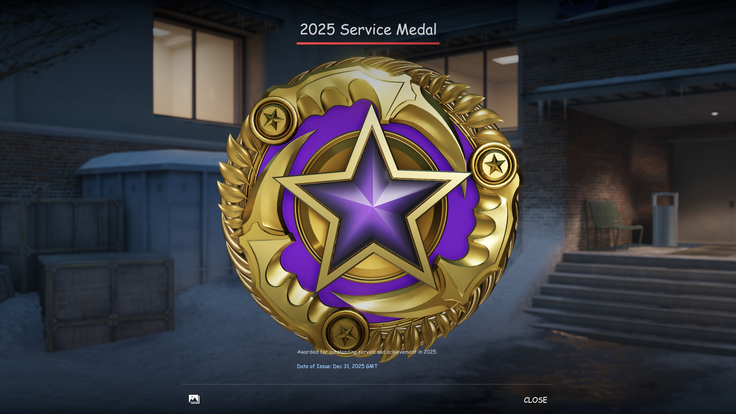 purple 2025 medal cs2